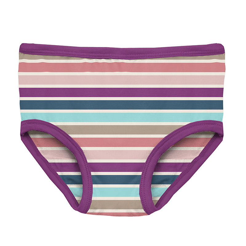 KicKee Pants Underwear Love Stripe Pumpkin Pie Kids