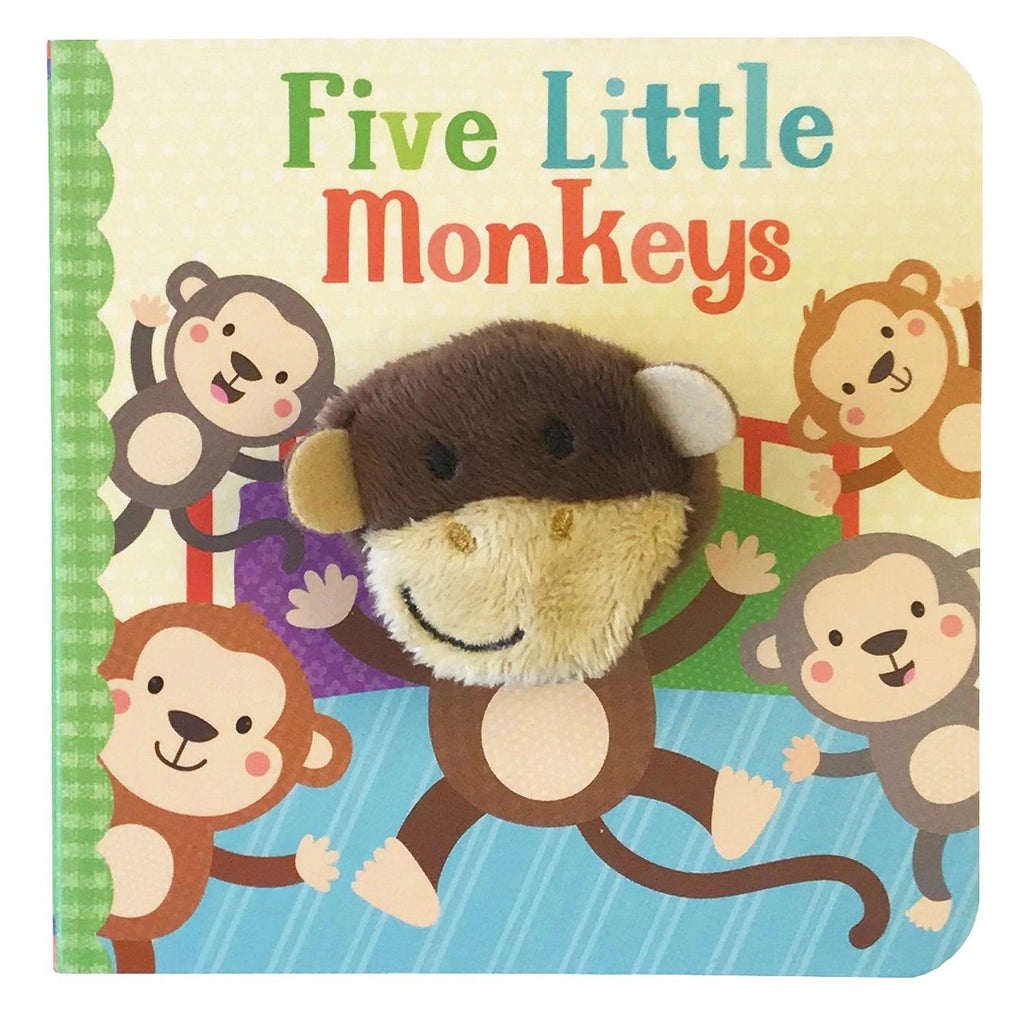 Little Learners Five Little Monkeys Finger Puppet Book – Pumpkin Pie Kids