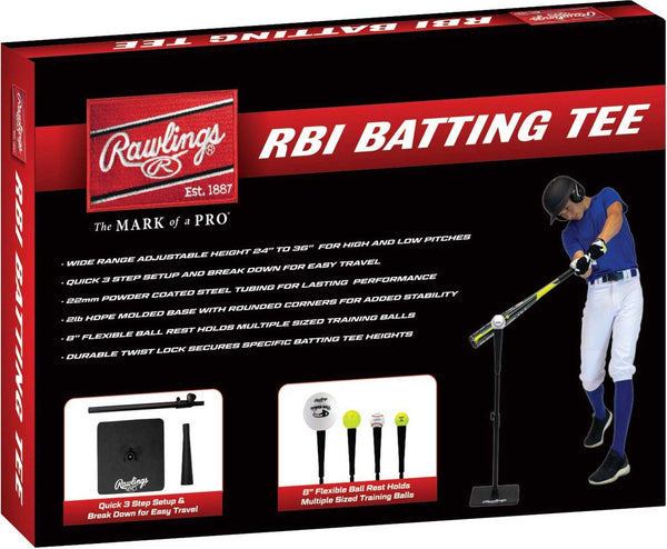 Rawlings Official RBI Batting Tee - Black