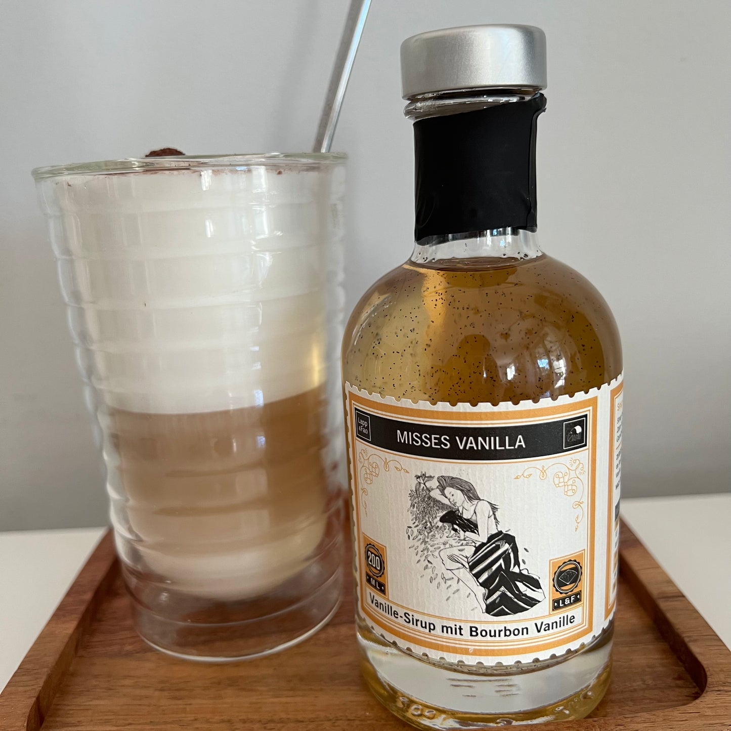 Misses Vanilla - Sirup mit Bourbon Vanille / Laux