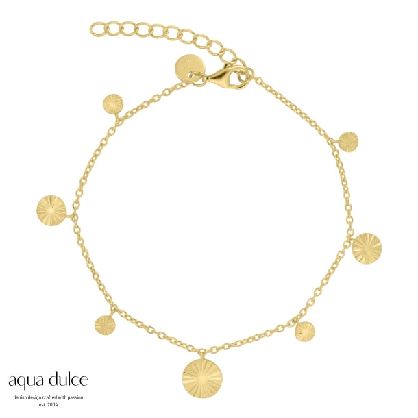Armband | Line Coin - Aqua Dulce