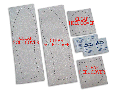 Clear Shoe Sole Slip Resistant CoverProtector for Mens Dress Shoes