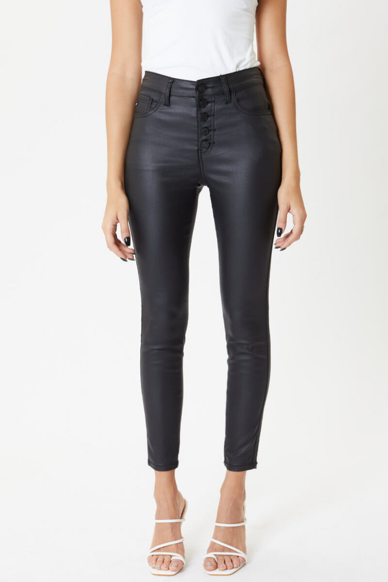 pleather skinny jeans