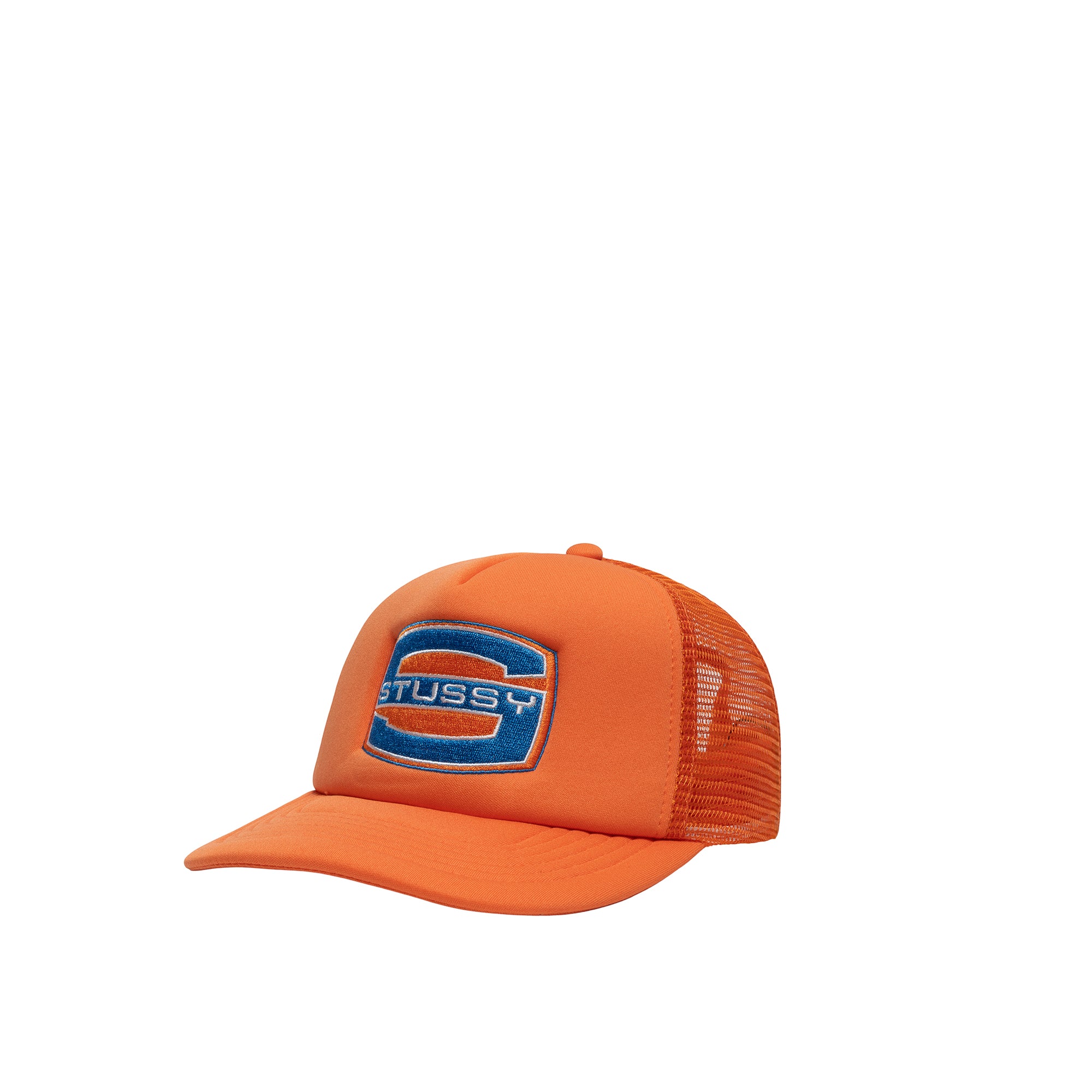 Stüssy - Super S Mesh Trucker Cap - (Orange)