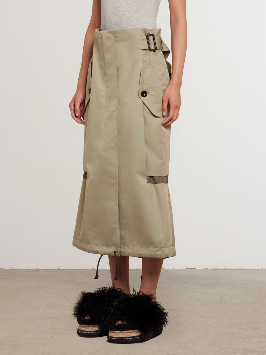 ♡サカイ♡2022AW♡Cotton Gabardine Mix Skirt♡-