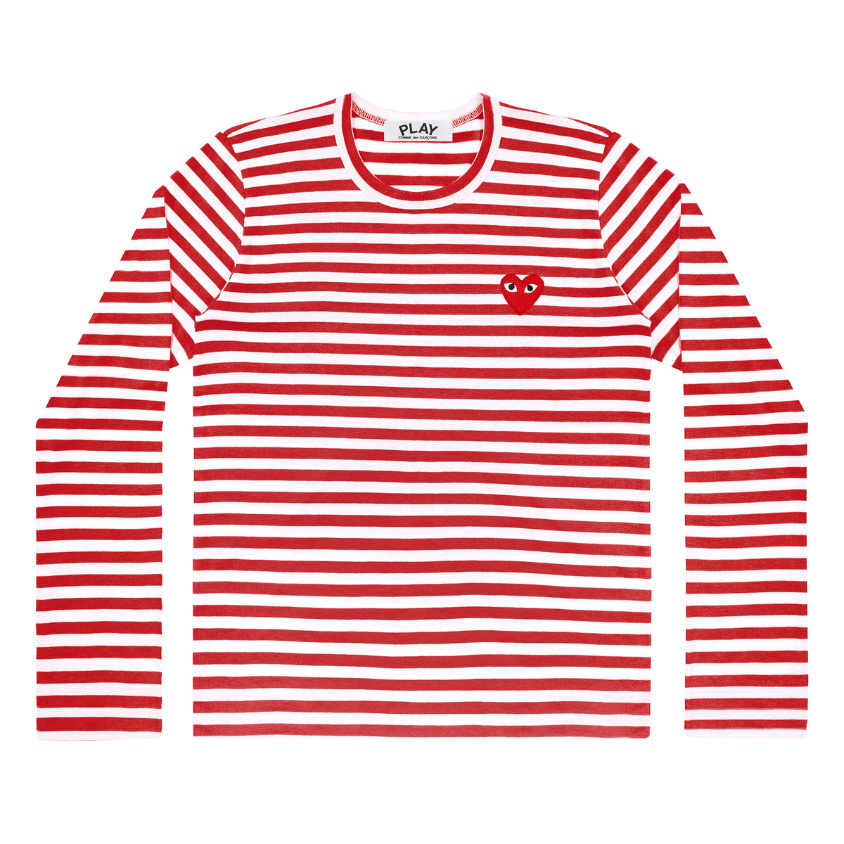 Play - Play Comme des Garçons Striped T-Shirt (Red/White) | Dover Market E-Shop – DSML E-SHOP