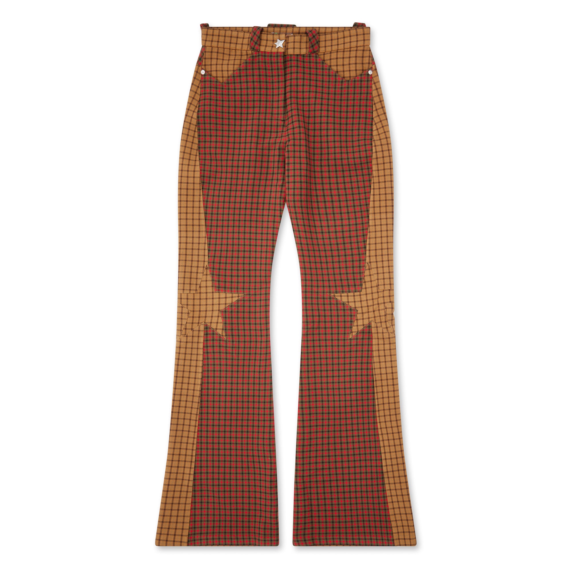 Heaven by Marc Jacobs - Kiko Kostadinov Women’s Kiko Star Trousers -  (Red/Brown)