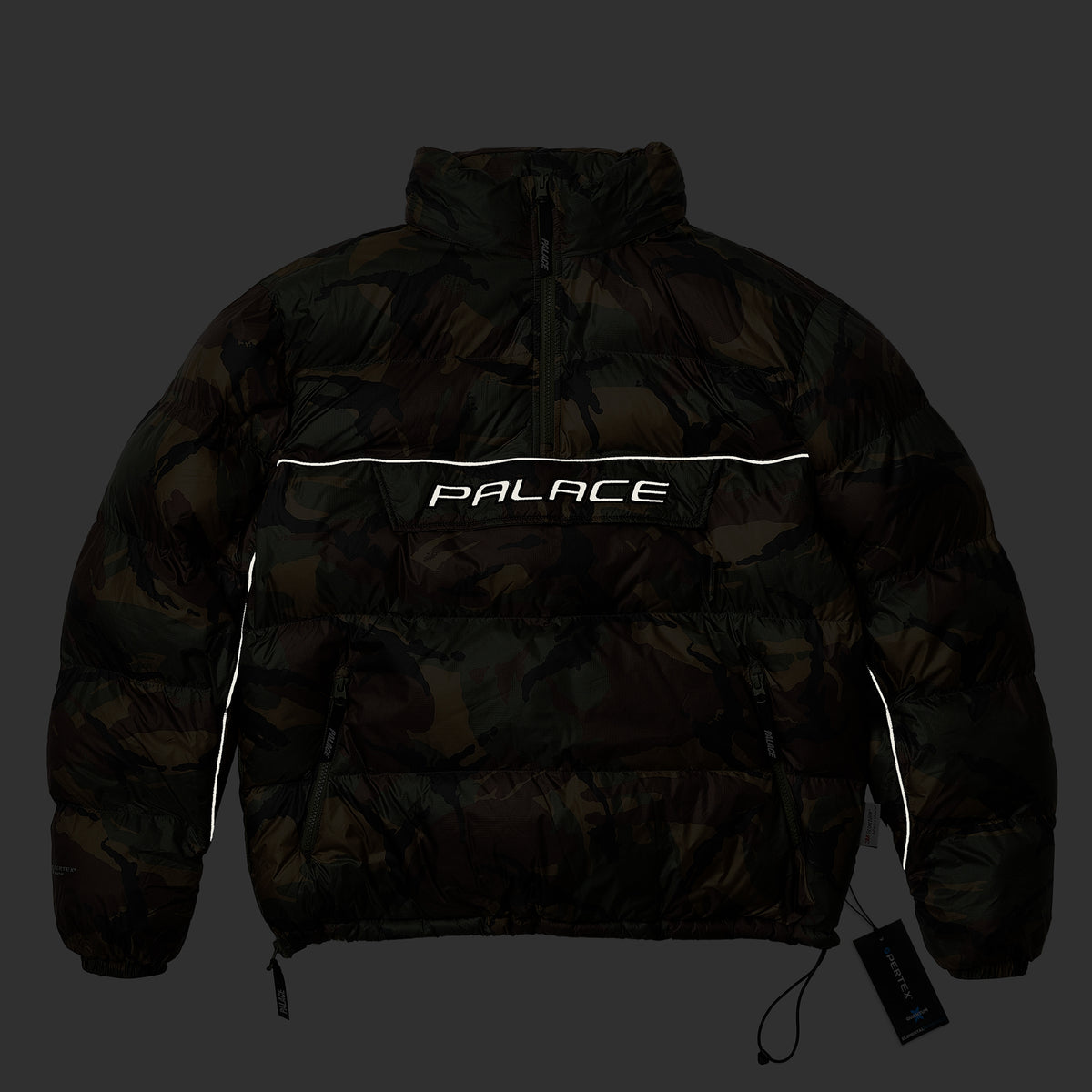 northPALACE PERTEX P90 PUFFA JACKET CAMO M