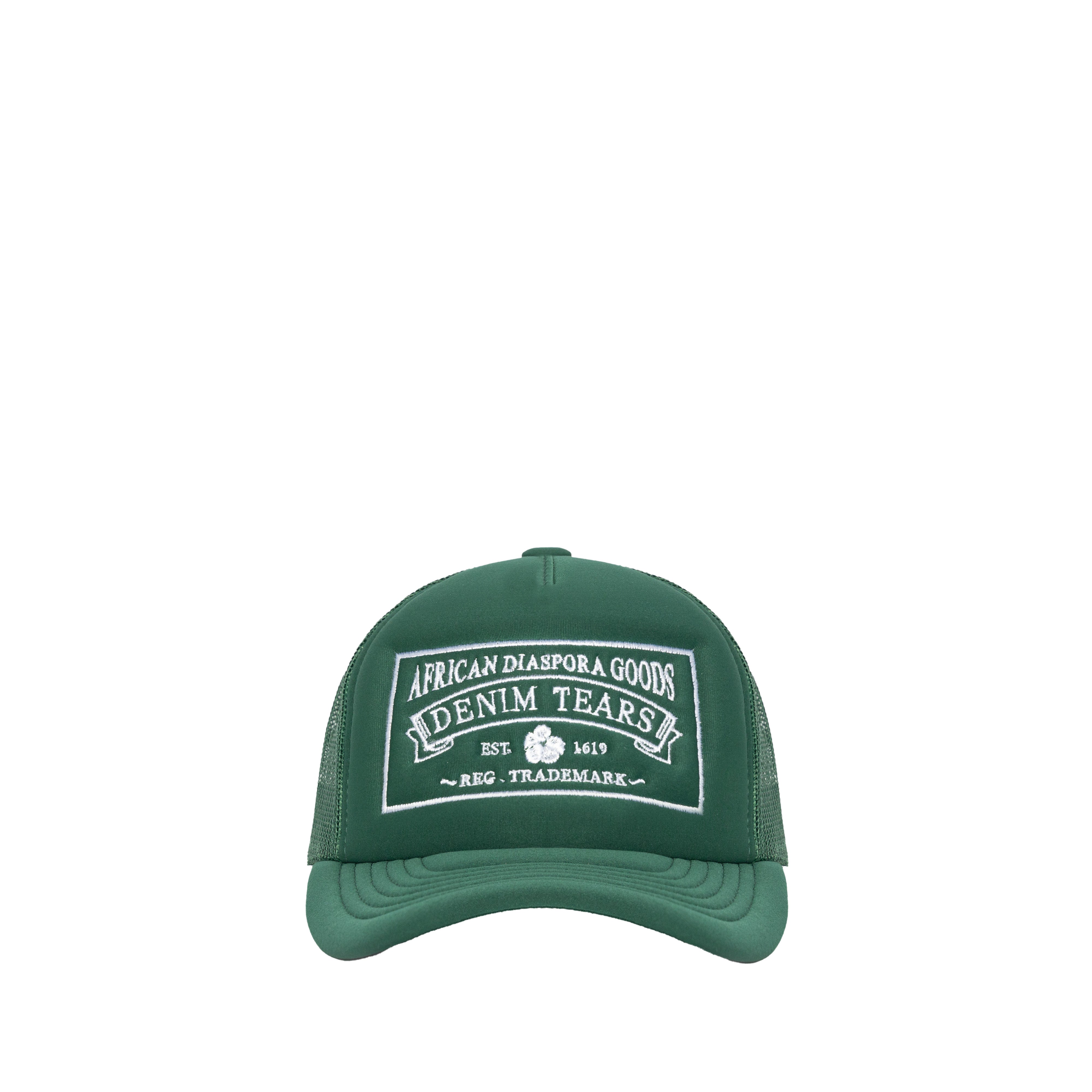 Denim Tears - ADG Trucker Cap - (Green) | Dover Street Market E