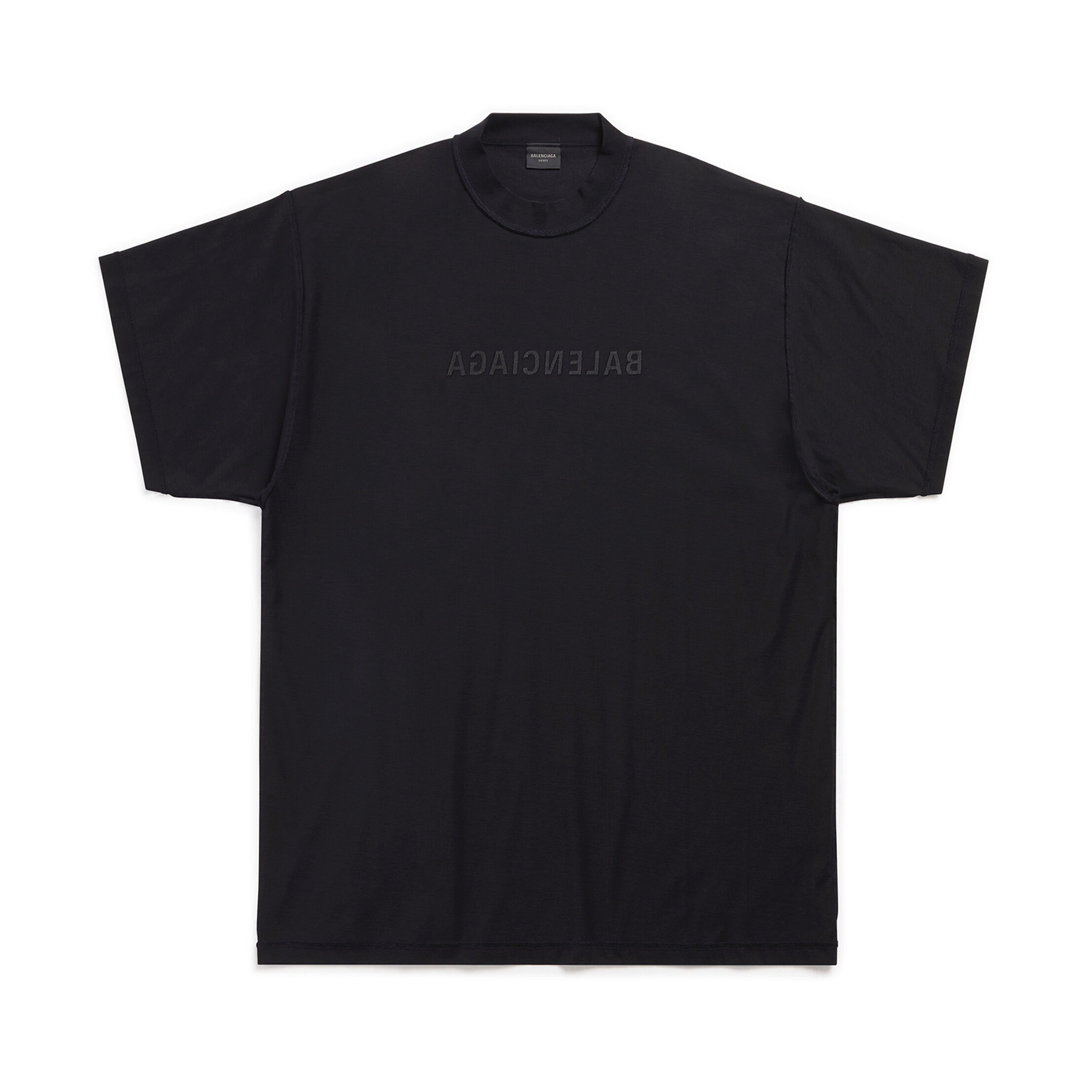 Balenciaga - Men’s Mirror Inside Out T-Shirt - (Black)