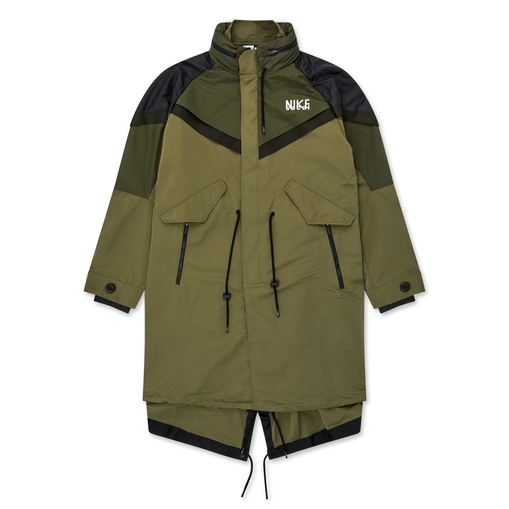 NIKE - Sacai Men's Trench Jacket - (Medium Olive)