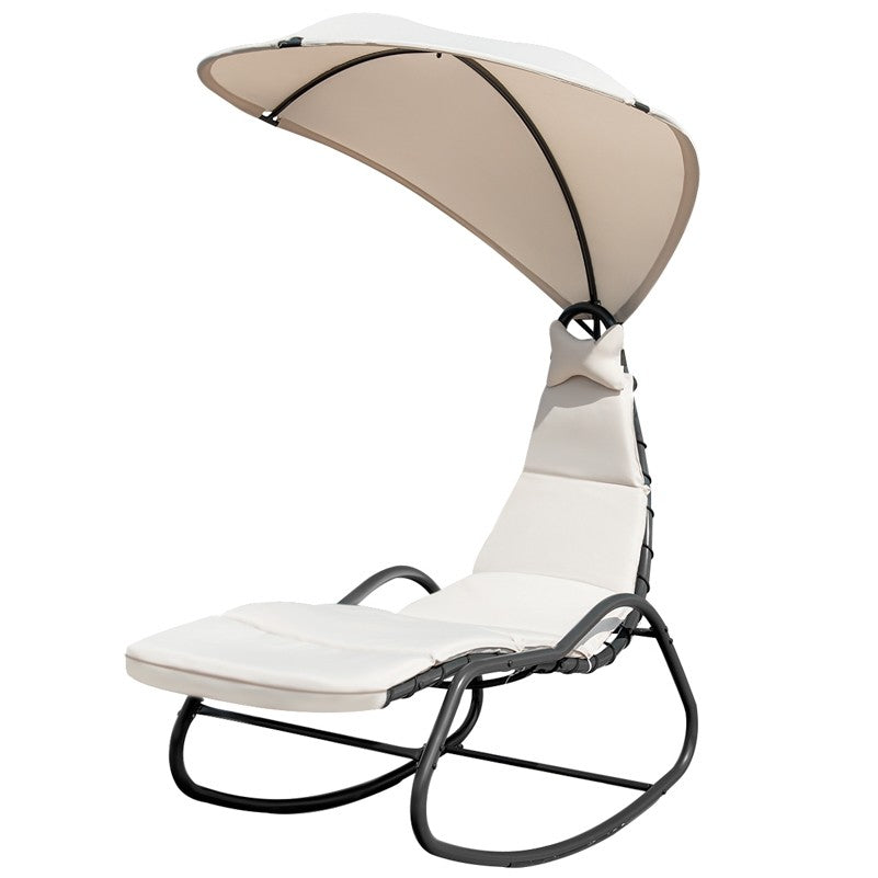 Maryanne Jones Gering gijzelaar SilverCrate+™ Patio Chaise Lounge Rocking Chair (330lbs cap.) – SilverCrate  Plus
