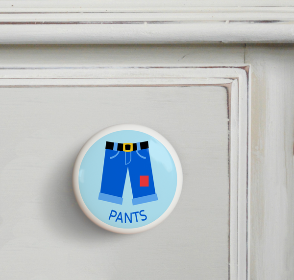 Boys Pants Drawer Knob Dresserz Knobs Art Appeel