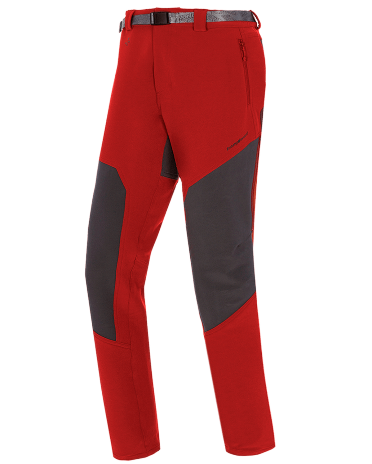 Pantalones Mourelle Rojo Oscuro/Negro Nivalis | Esquí y Snowboard