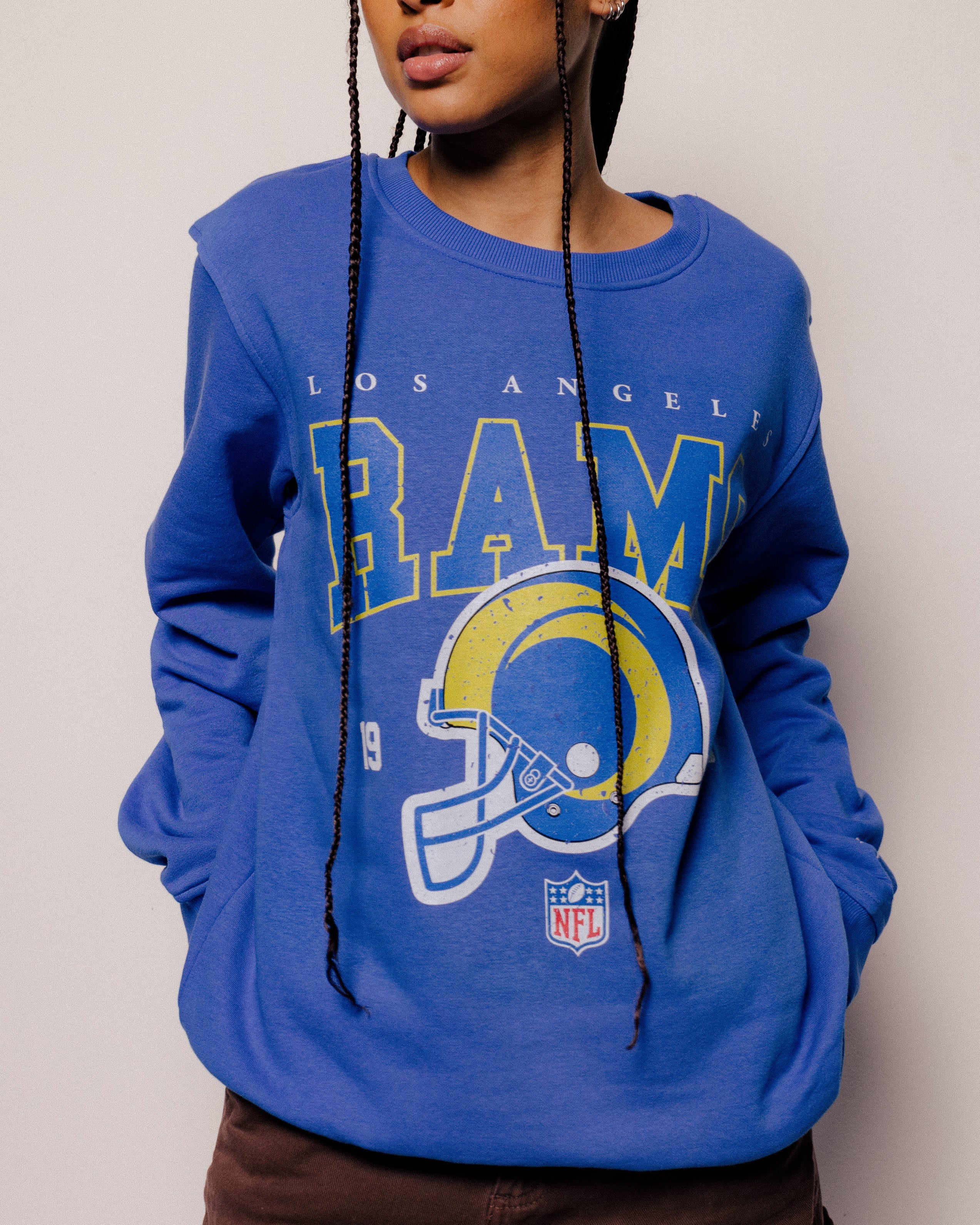 NFL Los Angeles Rams Long Sleeve Tee - Black, Fashion Nova, Screens Tops  and Bottoms