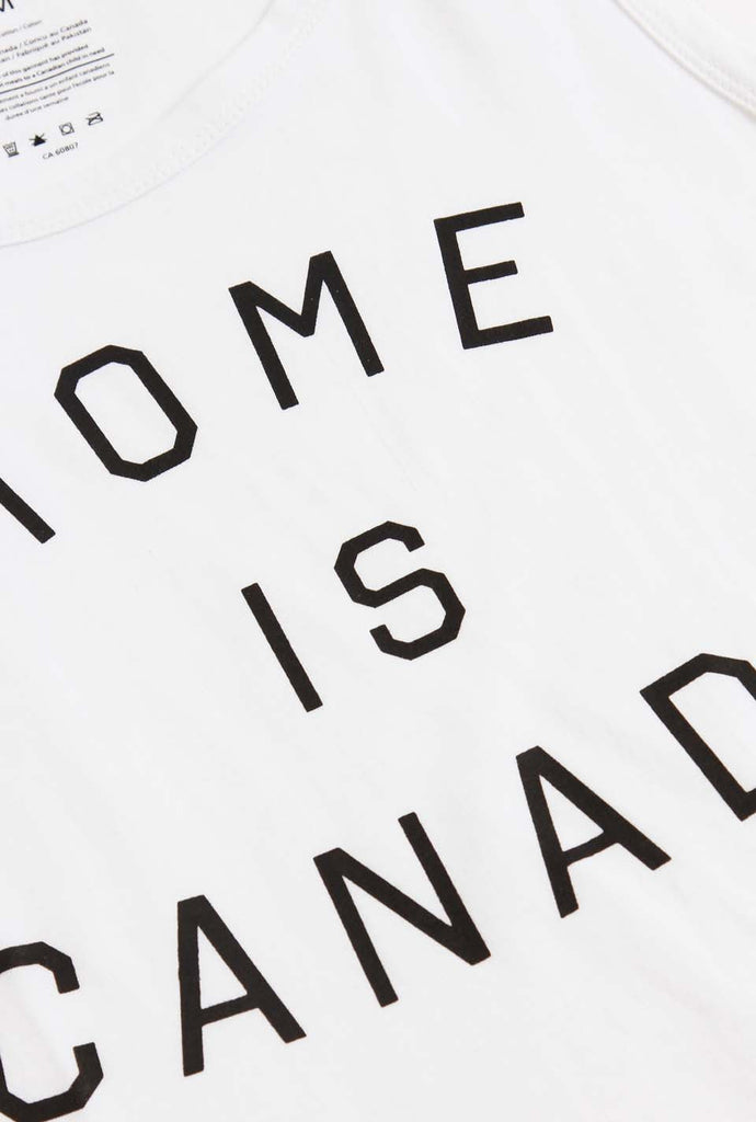 Home Is Canada Tank White Peace Collective