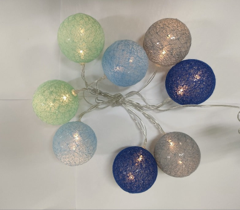 lighted rattan balls