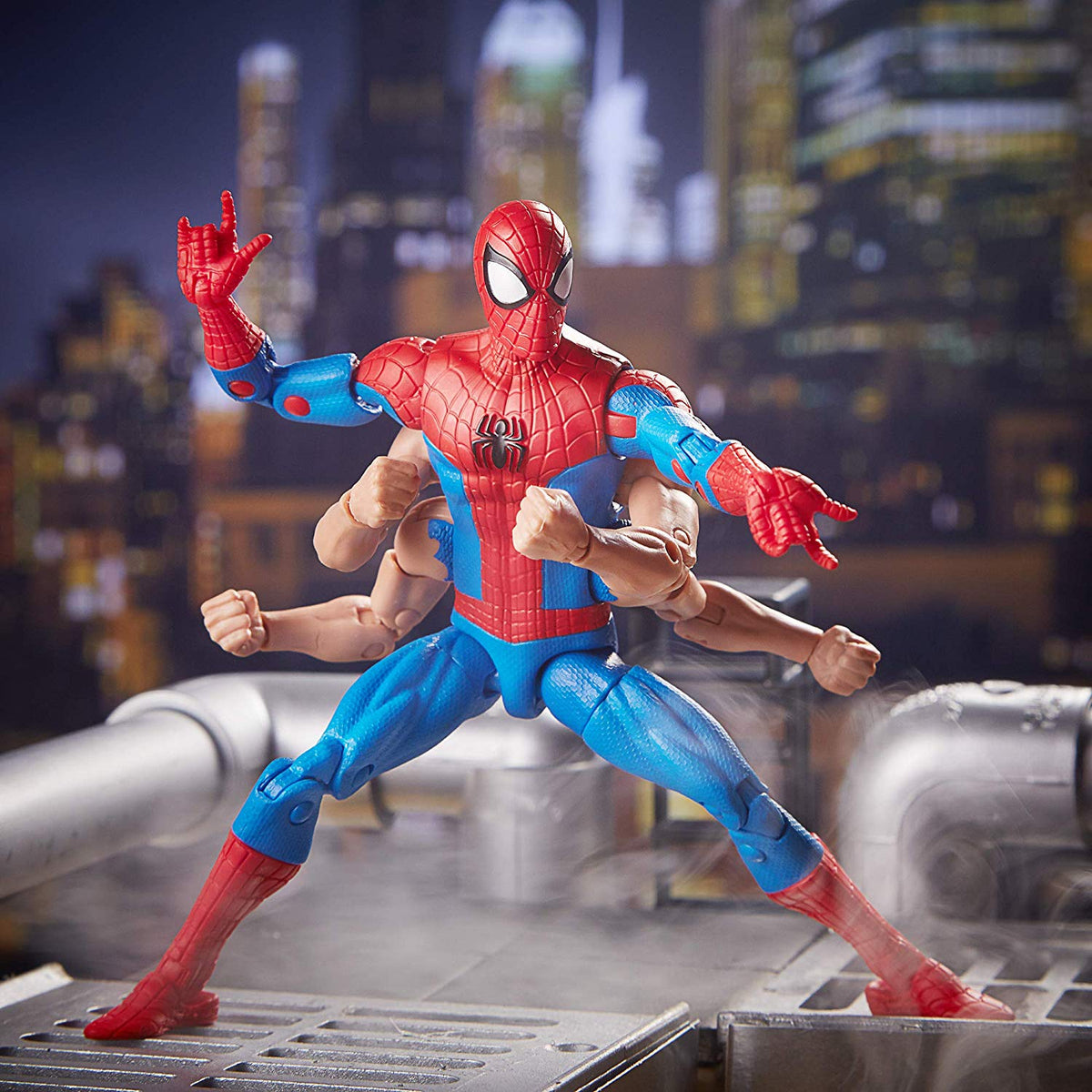 six armed spider man marvel legends