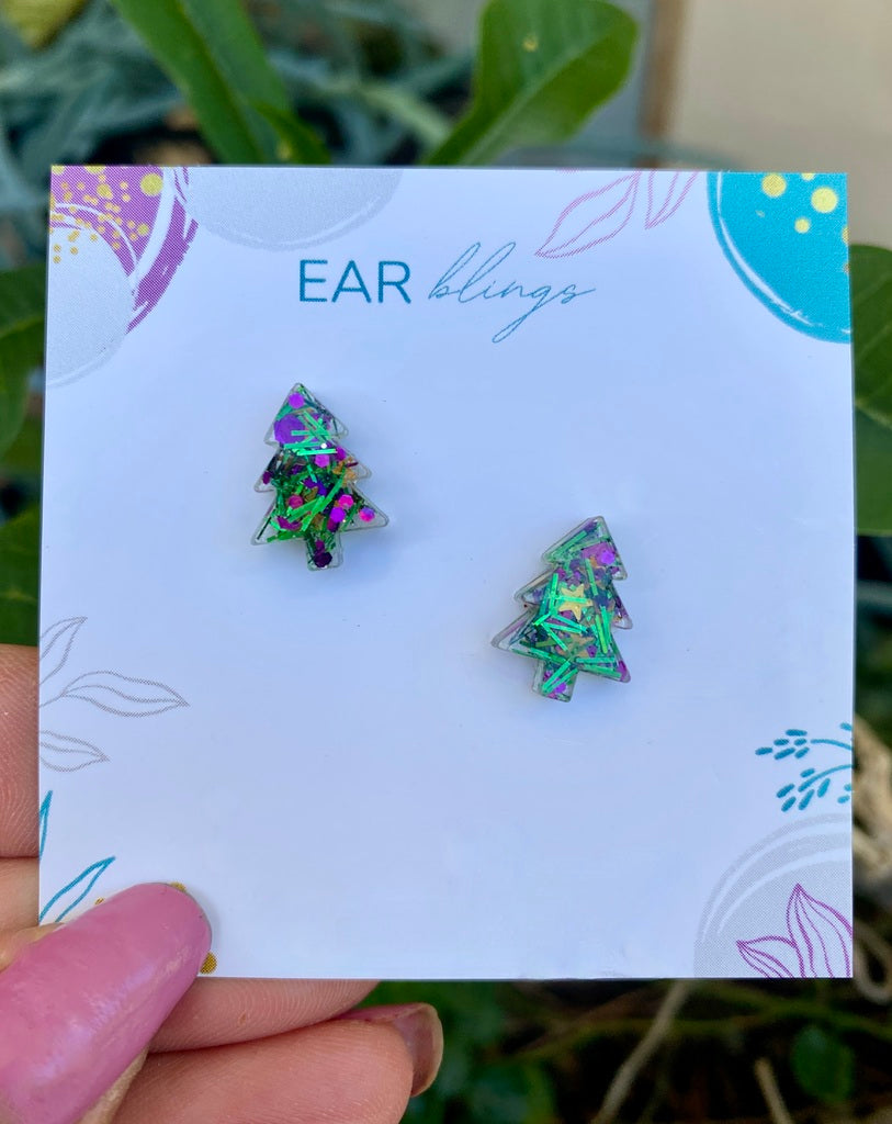 Christmas Earrings | Mini Christmas Trees