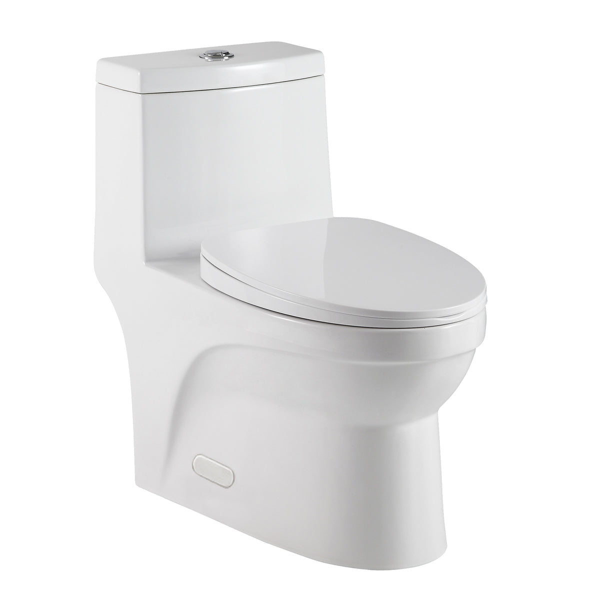 USCT Miami Piece UTOILPC218ADA Elongated Tall White (Seat Included – Toilet Oasis