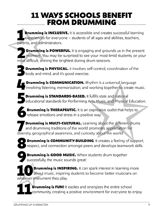 11 Ways Schools Benefit from Drumming