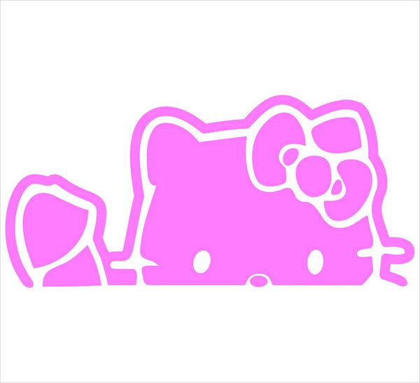 Hello Kitty Wink Die Cut Vinyl Sticker Decal – Blasted Rat