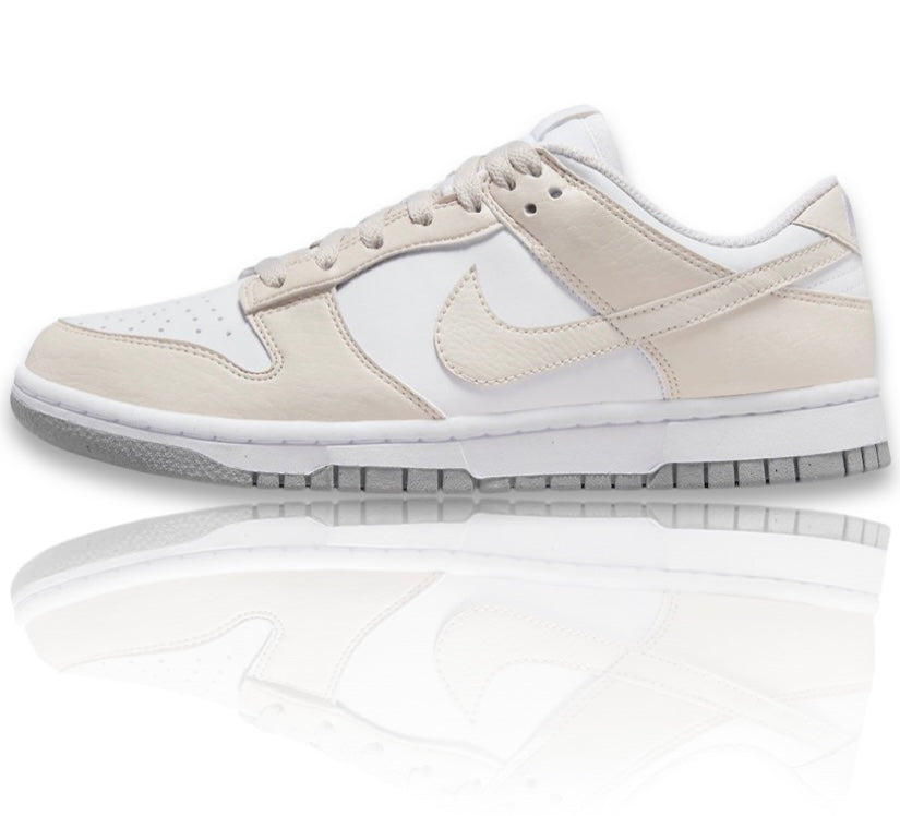 nike dunk low nature white light orewood brown