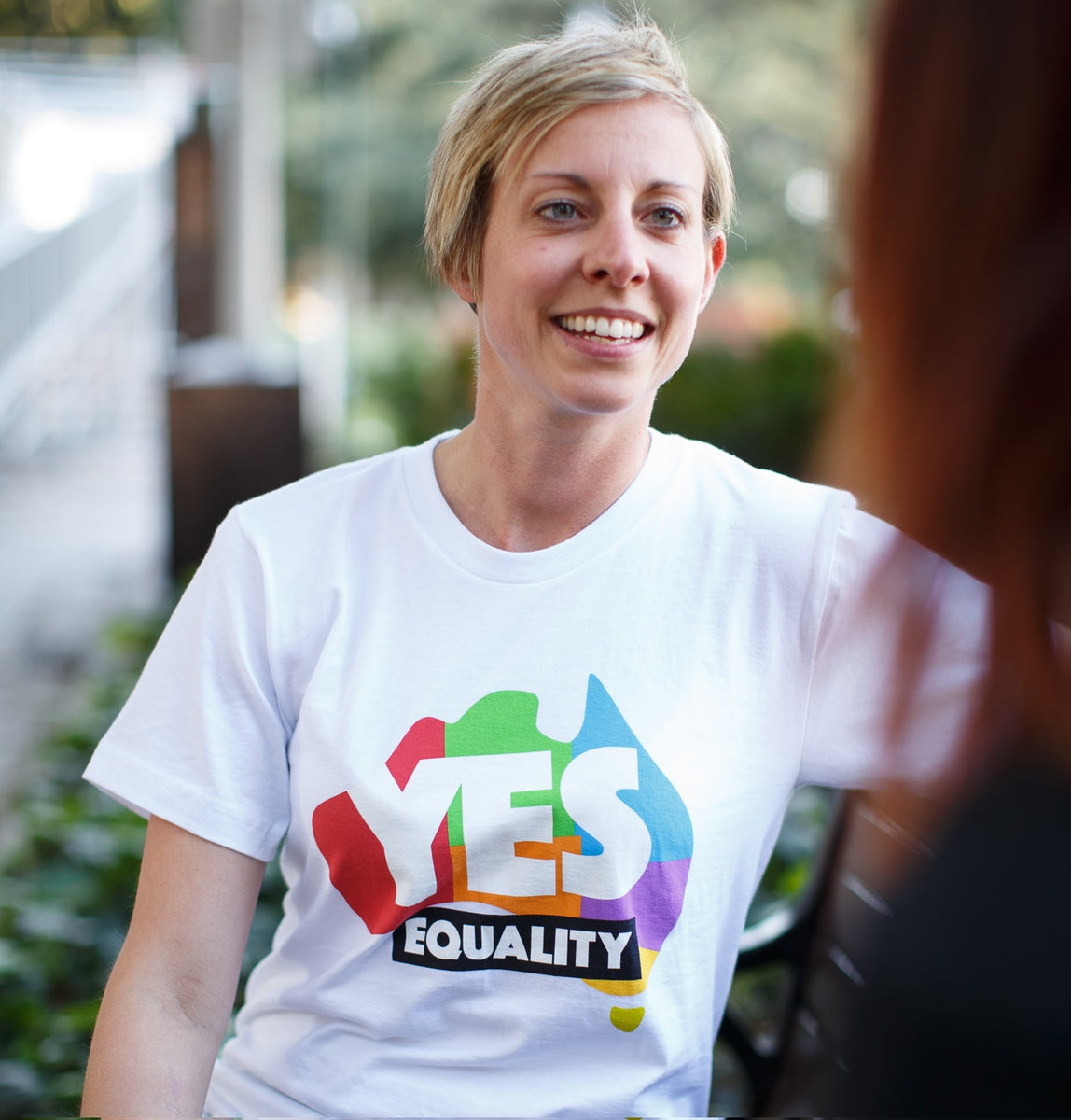 YES! T-SHIRT - UNISEX WHITE – Equality Australia