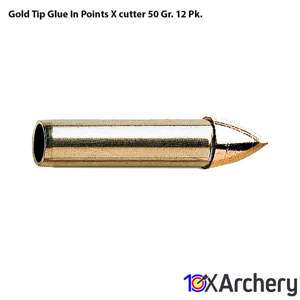 Gold Tip Points 50 Gr 12 Count X-Cutter 