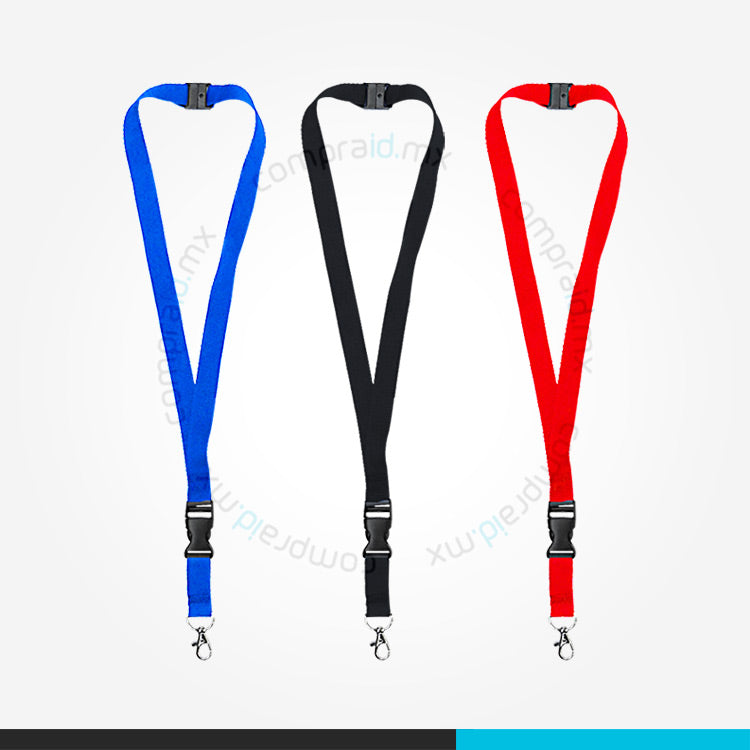 Portagafete Lanyard Con Broche De Seguridad Contra Accidentes Compraidmx 2066