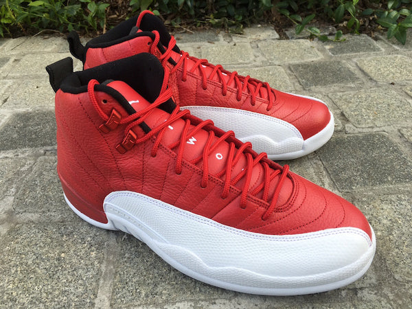 jordan 12 ovo red and white