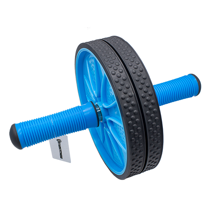 负担得起和高品质的蓝色Ab轮良好的核心锻炼. 塑造腹肌.