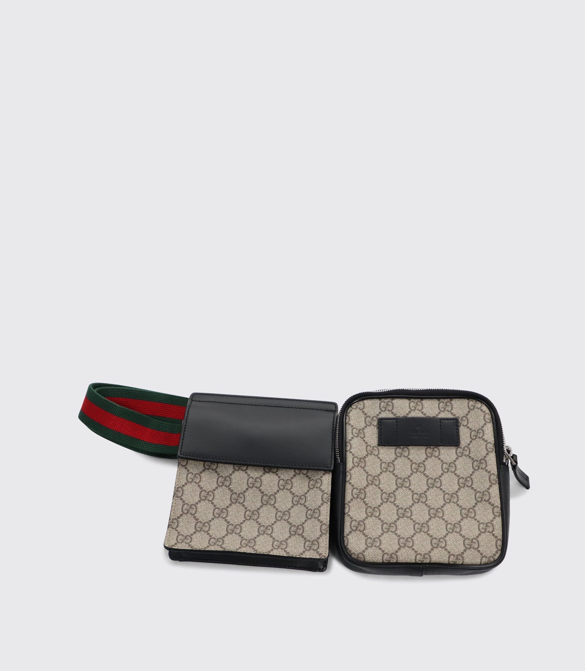 double gucci pouch