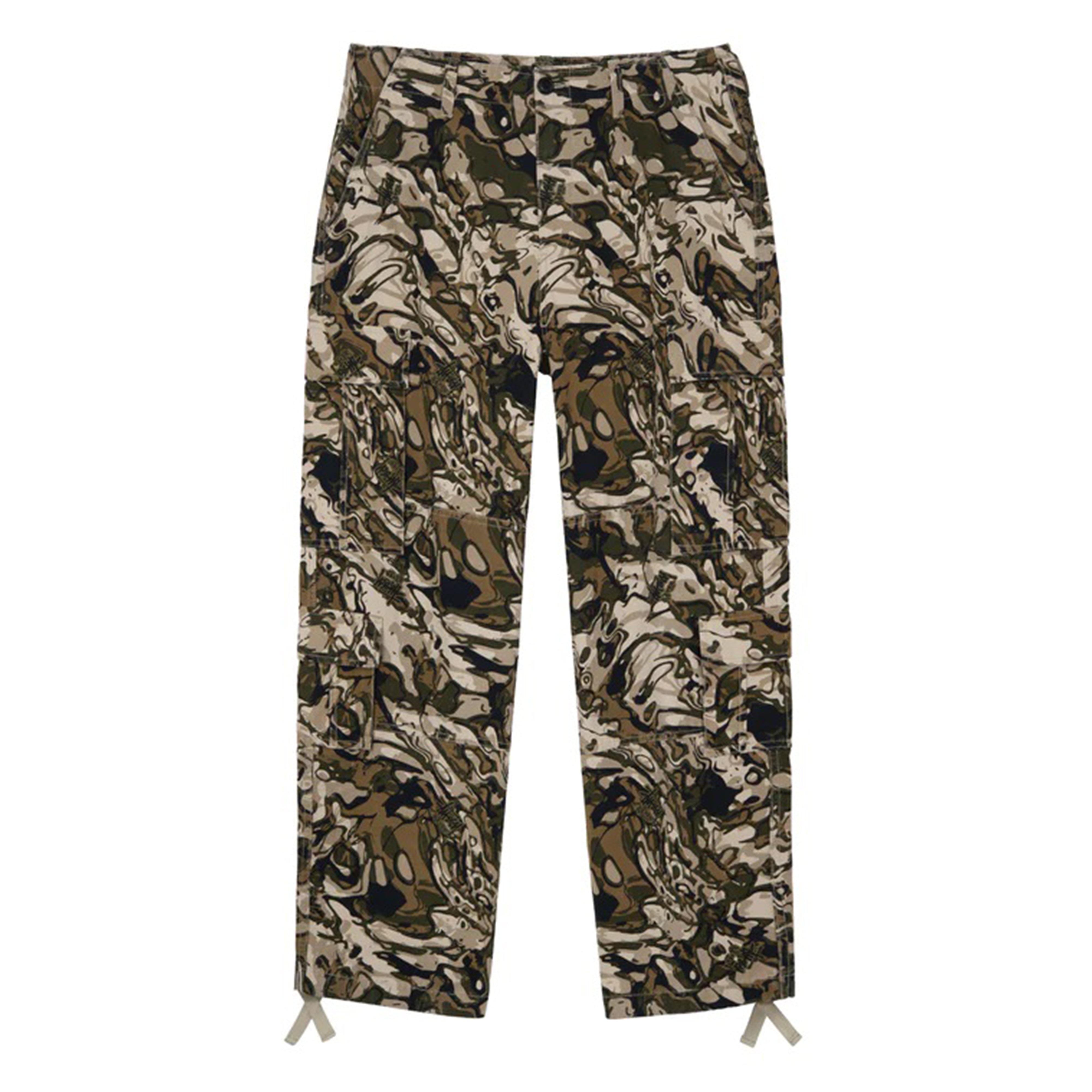 2022人気の STUSSY×Futura pants cargo camouflage ワークパンツ