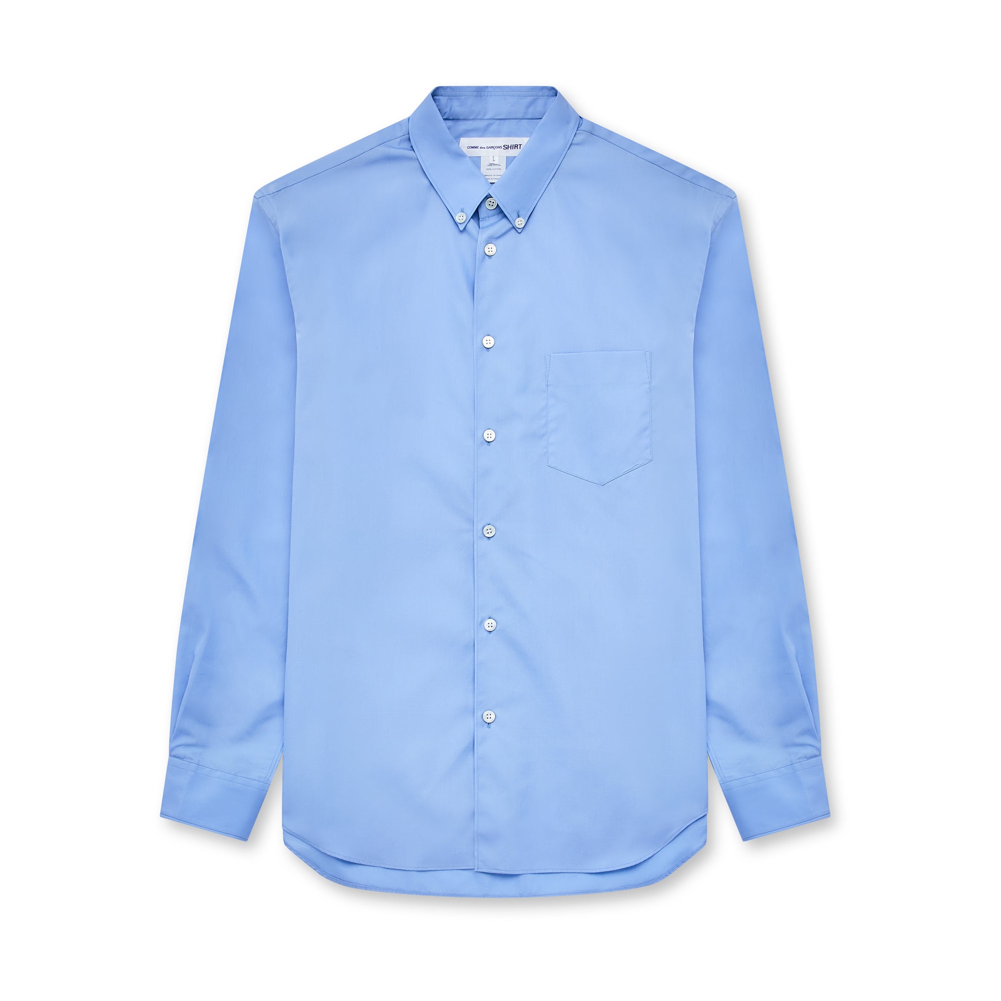 CDG Shirt Forever (CDGs6Pla 6 Blue Plain) | Dover Street Market 