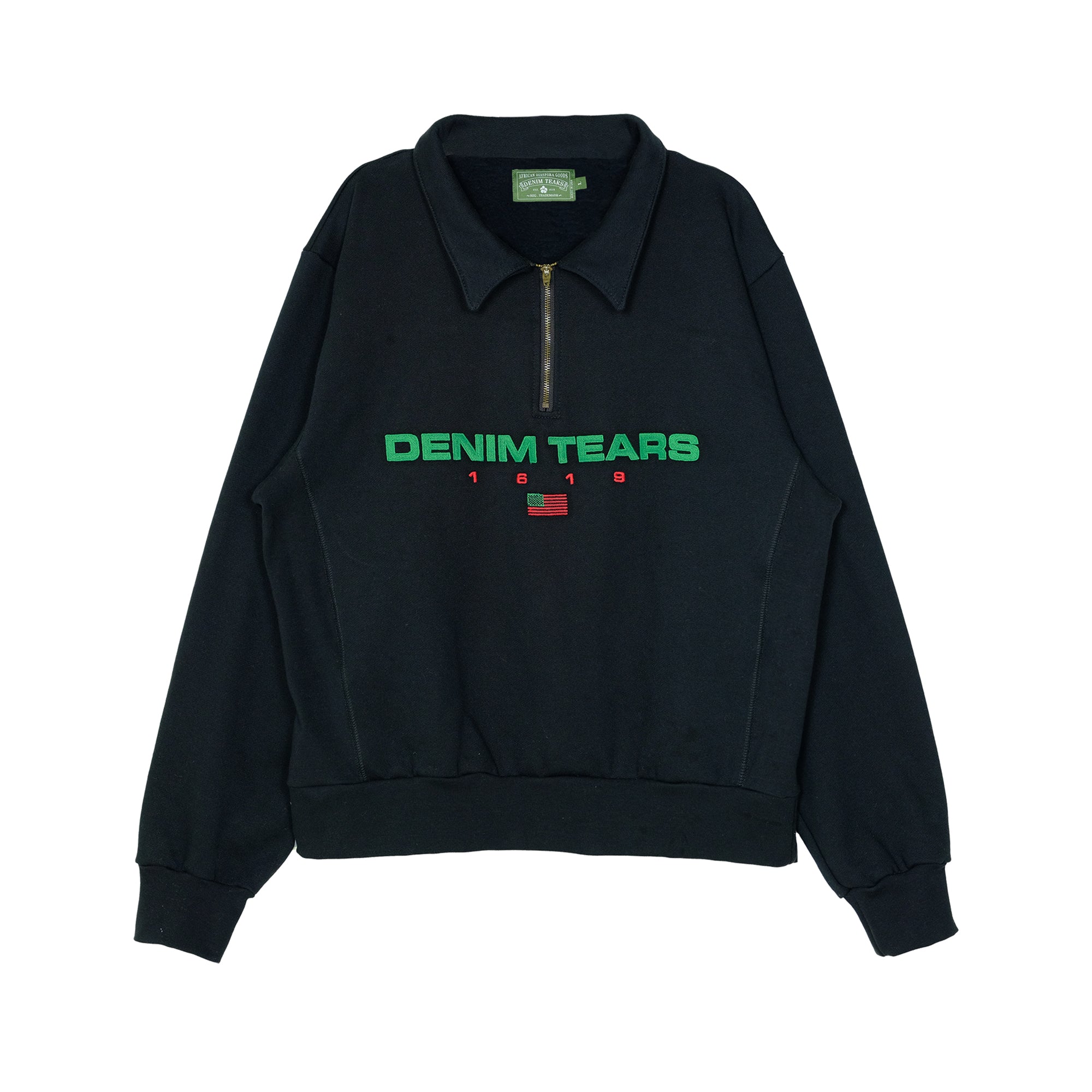 Denim Tears - Tyson Beckford Half Zip Pullover - (Black) – DSMNY E