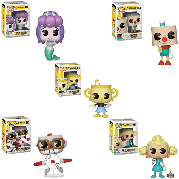 all cuphead funko pops