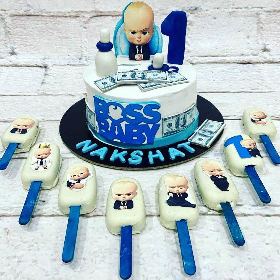 Boss Baby Cake in Fondant – For My Boss Baby - Kukkr Cakes