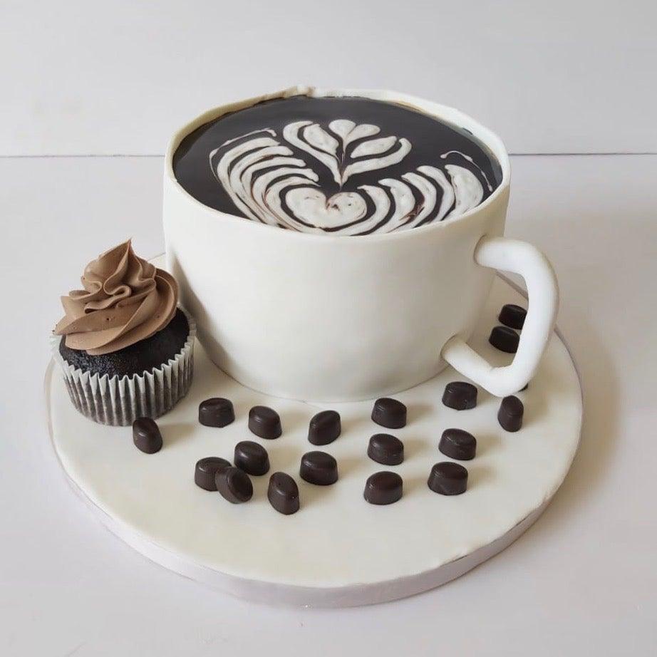 Cup of Coffee Cake | Order Theme Cakes Online by Kukkr
