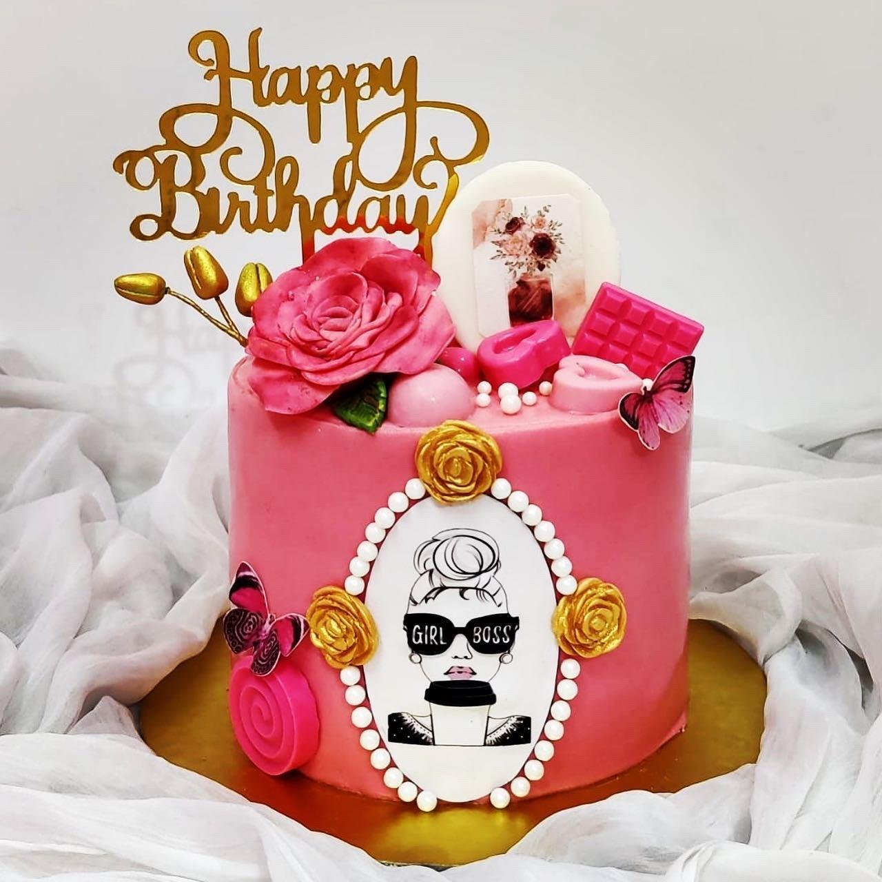 Girl Boss Cake | Order Best Birthday Cakes Online for Her – Kukkr