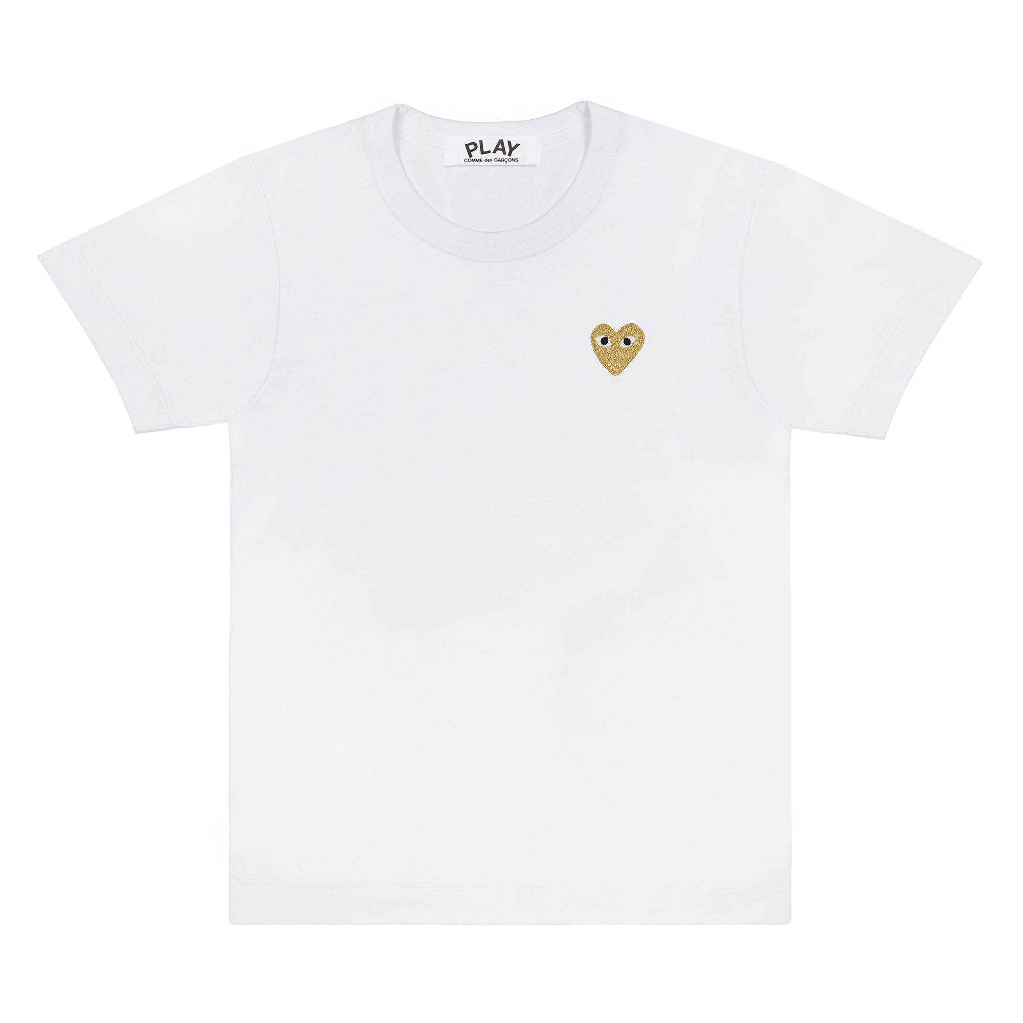 Thanksgiving stor melodisk PLAY CDG - Gold Heart T-Shirt - (White) – DSMG E-SHOP