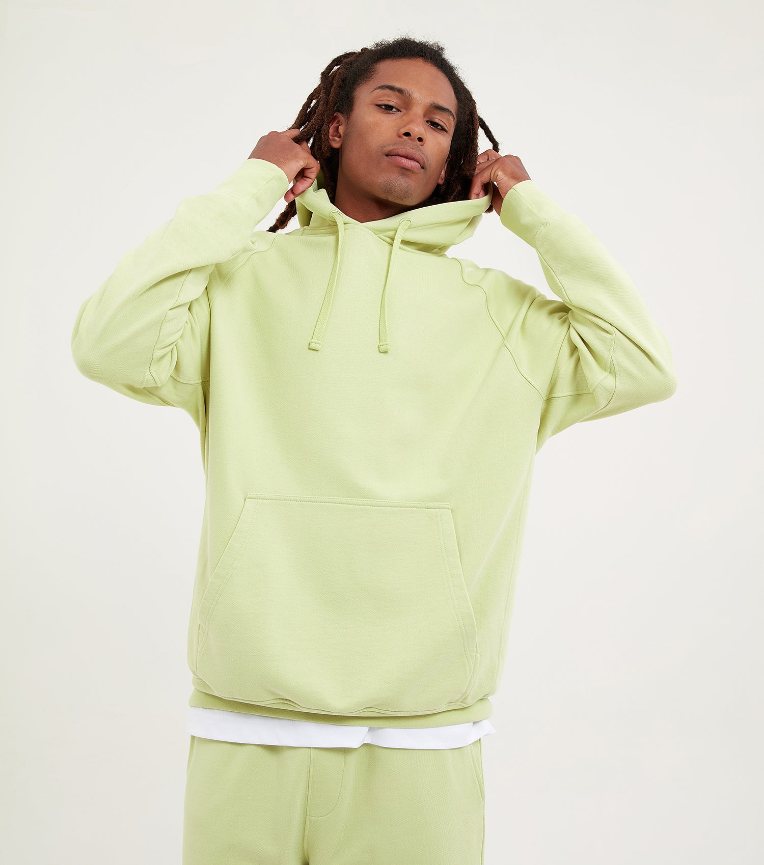 Nicce Mens Essentials Hood | Reed Green