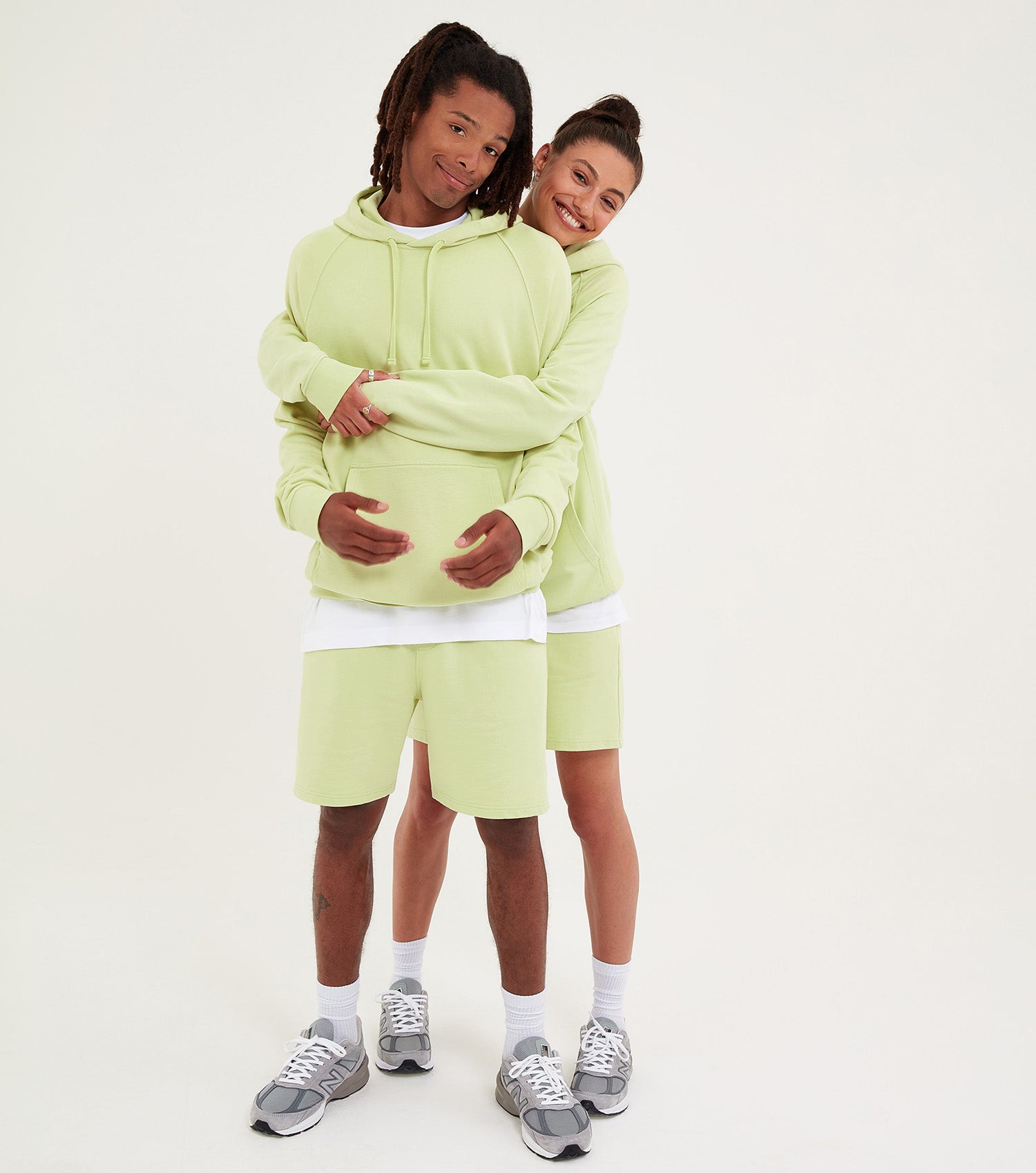 Nicce Mens Essentials Hood | Reed Green
