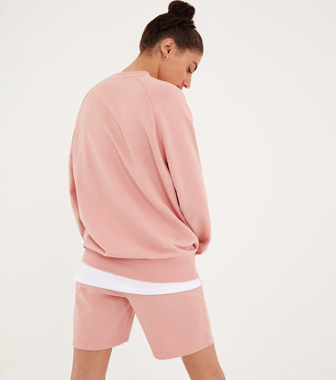 Nicce Womens Essentials Sweat | Mellow Rose