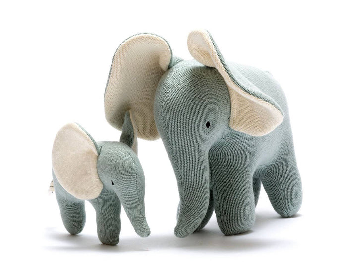 Washable Plush/Soft Toy Pretend & Play Elephants Made in India Eco-friendly Fabric Toys 