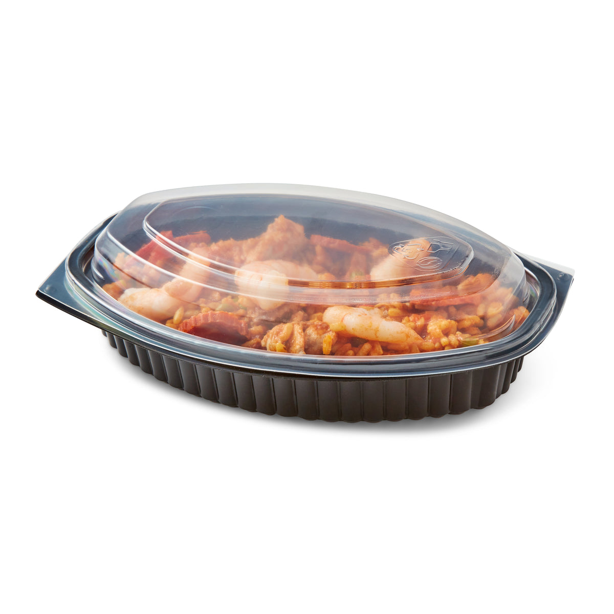 20 x 520 ml (18.3 ounce) Microwavable Meal Prep Hot Food Containers & Lids (207mm x 143mm x 59mm)