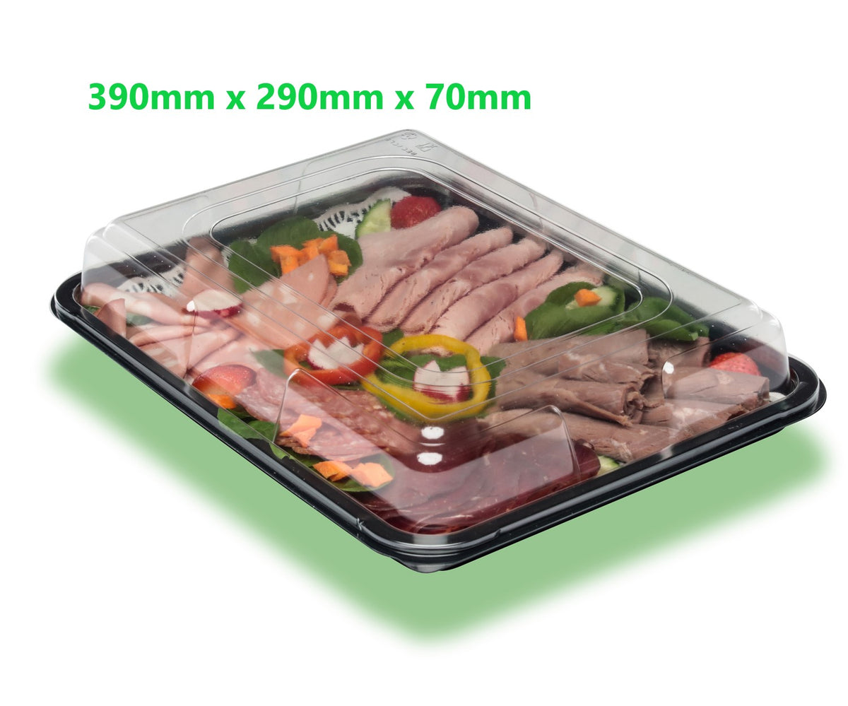 5 Medium Sandwich Platters & Lids