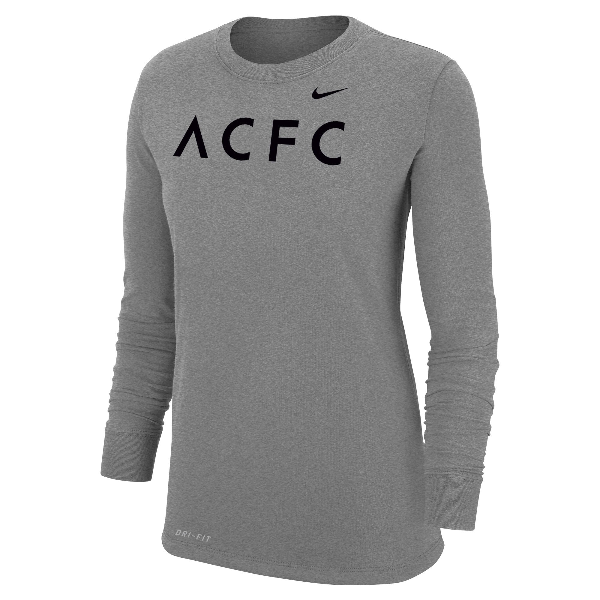 Camiseta Nike Dri-FIT de manga larga gris para ACFC Angel City FC