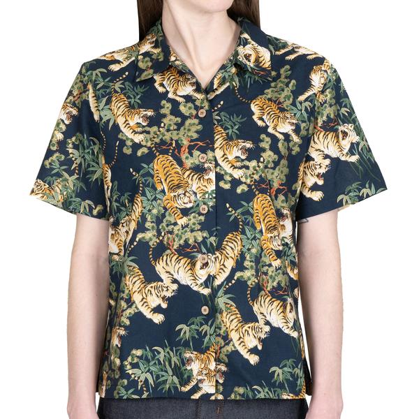 tiger collar shirt
