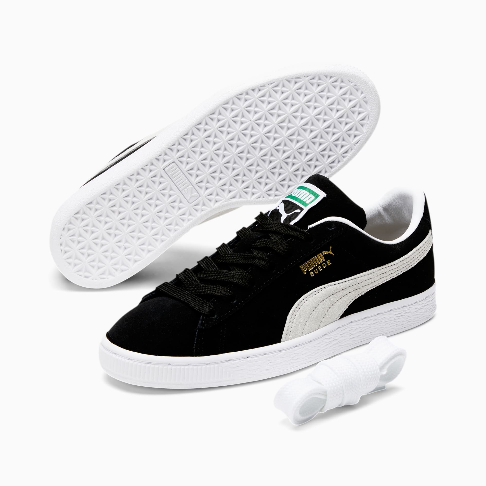 Suede Classic XXI Sneakers Black-White 